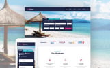Sky Booking Bootstrap Template Siti Web Screenshot piccolo Template Siti Web Responsive #61270 "Sky Booking"
