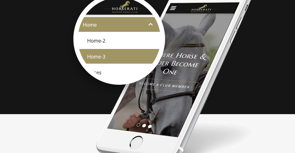 Horserati - Horse Club Multipage Website Template