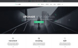 Consulting Bootstrap шаблон Маленький скріншот Адаптивний Шаблон сайту на тему консалтинг