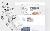 AllRisk - Modèle de Plusieurs Pages pour Sites de Compagnies d’Assurances Parallax Modèle web Petite capture d'écran "AllRisk - Modèle de Plusieurs Pages pour Sites de Compagnies d’Assurances" modèle web adaptatif