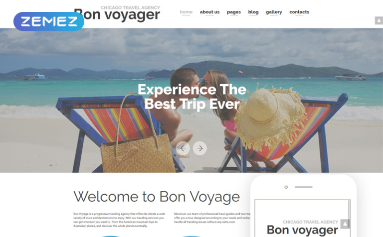 Bon Voyage - Travel Agency & Vacation planning Responsive Responsive Joomla Template Big Screenshot Bon Voyage - Travel Agency & Vacation planning Responsive Joomla Template Big Screenshot