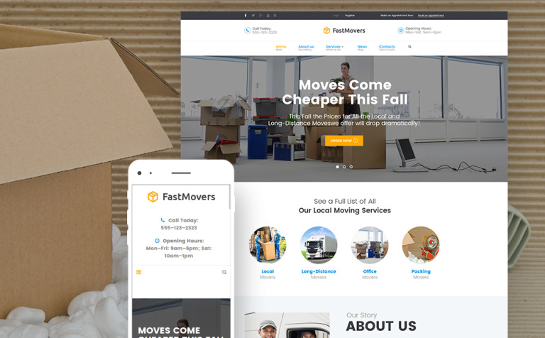 Fast Moving - Transportation & Moving Services Parallax WordPress Theme Big Screenshot Fast Moving - Transportation & Moving Services WordPress Theme New Screenshots BIG