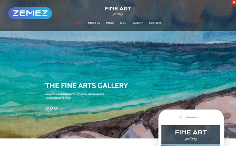 Fine Art - Art & Culture Gallery Responsive Responsive Joomla Template Big Screenshot Fine Art - Art & Culture Gallery Responsive Joomla Template New Screenshots BIG