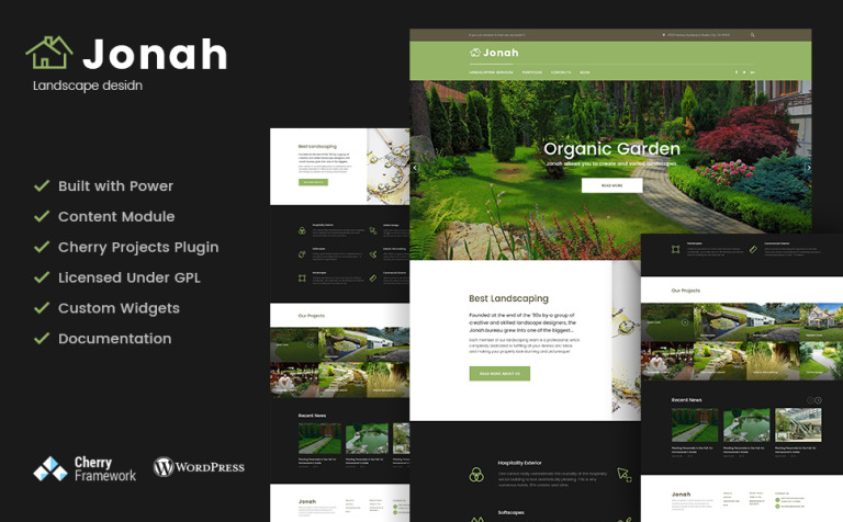 Jonah - Landscape Design and Lawn Mowing WPML ready WordPress Template Big Screenshot Jonah - Landscape Design and Lawn Mowing WordPress Theme New Screenshots BIG