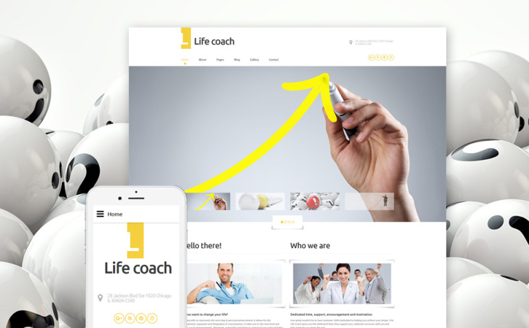 Life Coach Responsive Joomla Template 