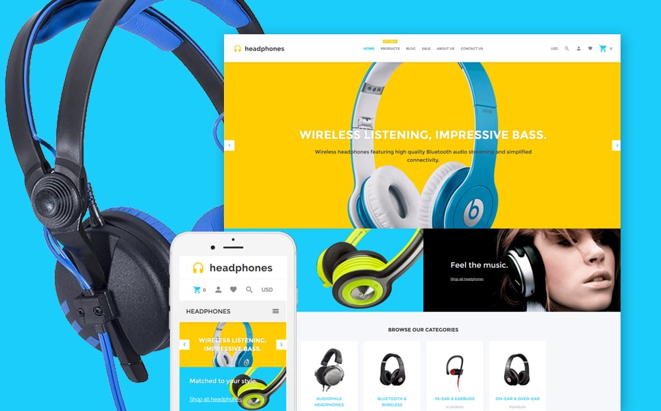 Music Store Responsive Shopify Theme New Screenshots BIG