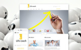 Life Coach Bootstrap Tema Joomla Captura de Pantalla Pequeña Plantilla Joomla para Sitio de Life Coaches