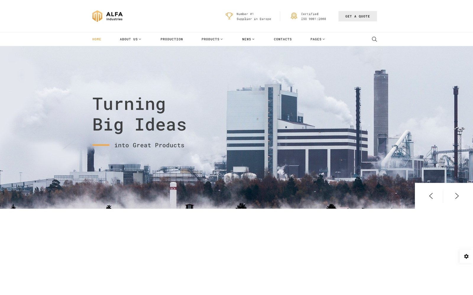 Responsive Alfa Industries - Heavy Industries Multipage Web Sitesi #61397