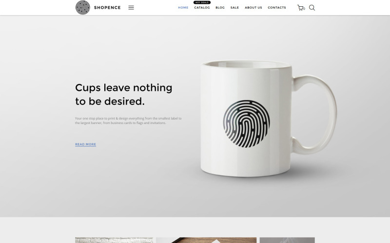 Shopence - Printing Shop & Printing Company Shopify Theme