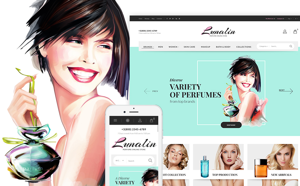 Lunalin - Perfume & Cologne Store PrestaShop Theme New Screenshots BIG