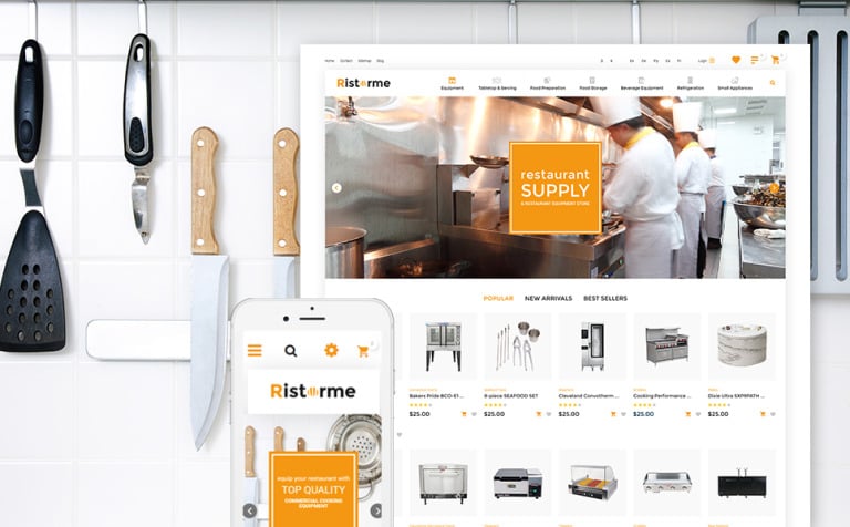 Ristorme - Restaurant Equipment & Houseware Responsive PrestaShop Theme Big Screenshot Ristorme - Restaurant Equipment & Houseware PrestaShop Theme New Screenshots BIG