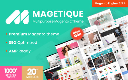 Magetique - AMP-Ready Multipurpose Magento Theme