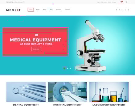 MedKit - Medical Equipment WooCommerce Theme
