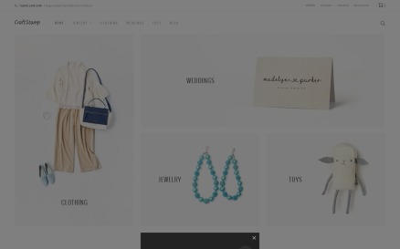 Craftstamp - Handmade Art Store Elementor WooCommerce Theme