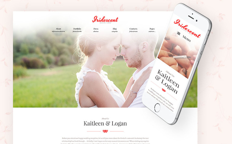Iridescent - Marriage & Wedding WPML ready WordPress Theme Big Screenshot Iridescent - Marriage & Wedding WordPress Theme New Screenshots BIG
