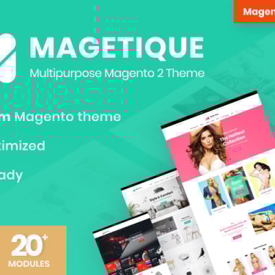 Magetique - AMP-Ready Multipurpose Magento 2 Theme #62000