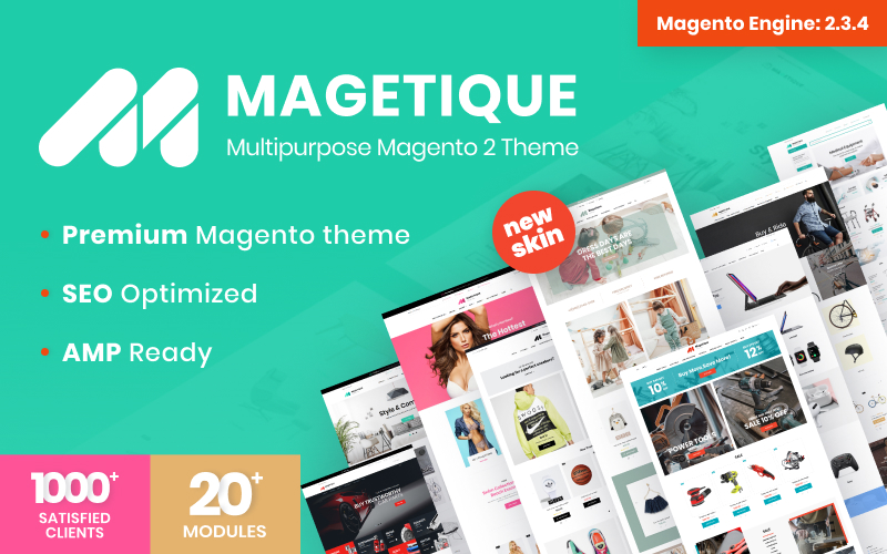 Magetique - AMP-Ready Multipurpose Magento Theme