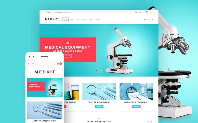 MedKit - Medical Equipment WPML ready WooCommerce Template Big Screenshot MedKit - Medical Equipment WooCommerce Theme New Screenshots BIG