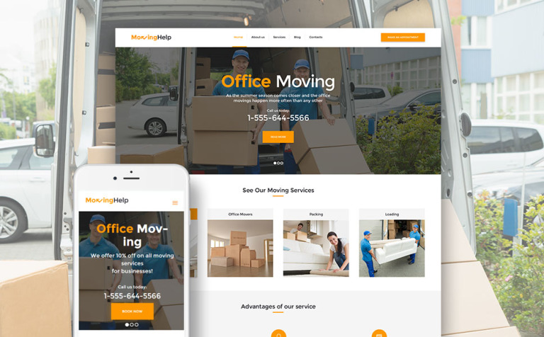 Moving Help - Logistic & Transportation Responsive WordPress Theme Big Screenshot Moving Help - Logistic & Transportation WordPress Theme New Screenshots BIG