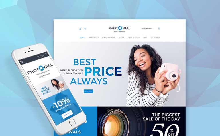 Photonial - Photo & Video Store Photonial - Photo & Video Magento 2 Store Big Screenshot Photonial - Photo & Video Magento 2 Store New Screenshots BIG