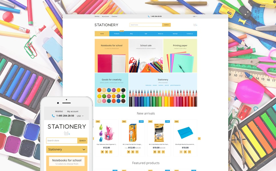 Stationery - Stationery Store Responsive Shopify Theme New Screenshots BIG