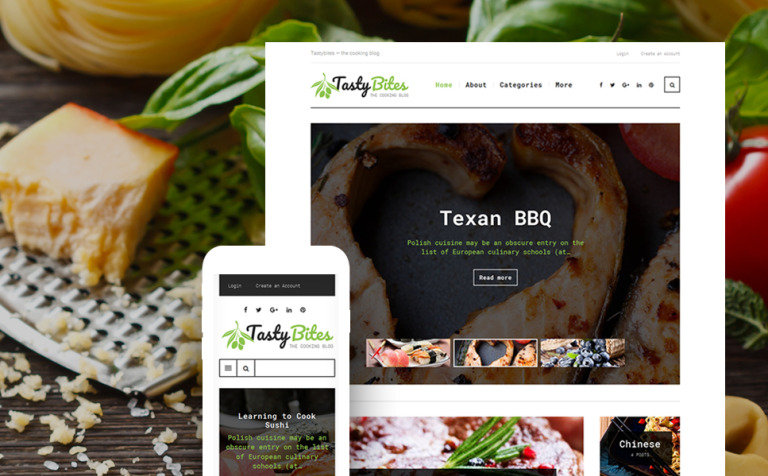 TastyBites - Recipe & Food Blog Responsive WordPress Theme Big Screenshot TastyBites - Recipe & Food Blog WordPress Theme New Screenshots BIG