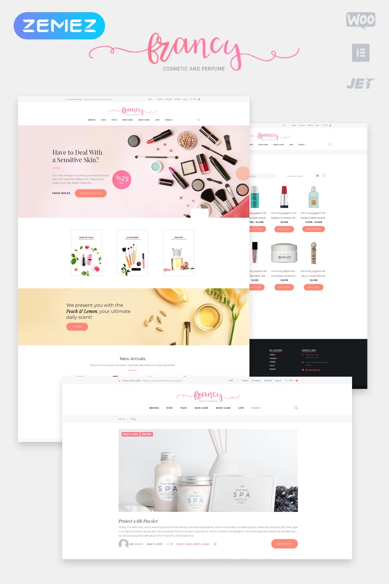 Tm Francy WooCommerce Theme - screenshot