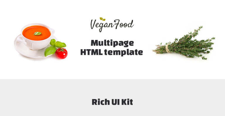 Vegetarian Website Template