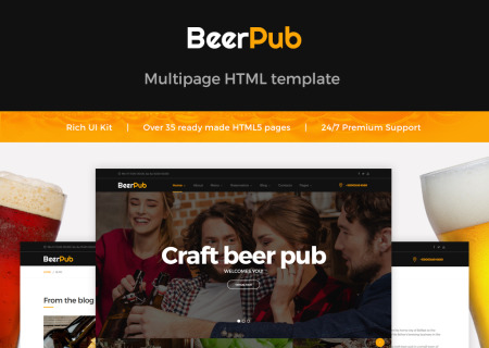 Beer Pub HTML