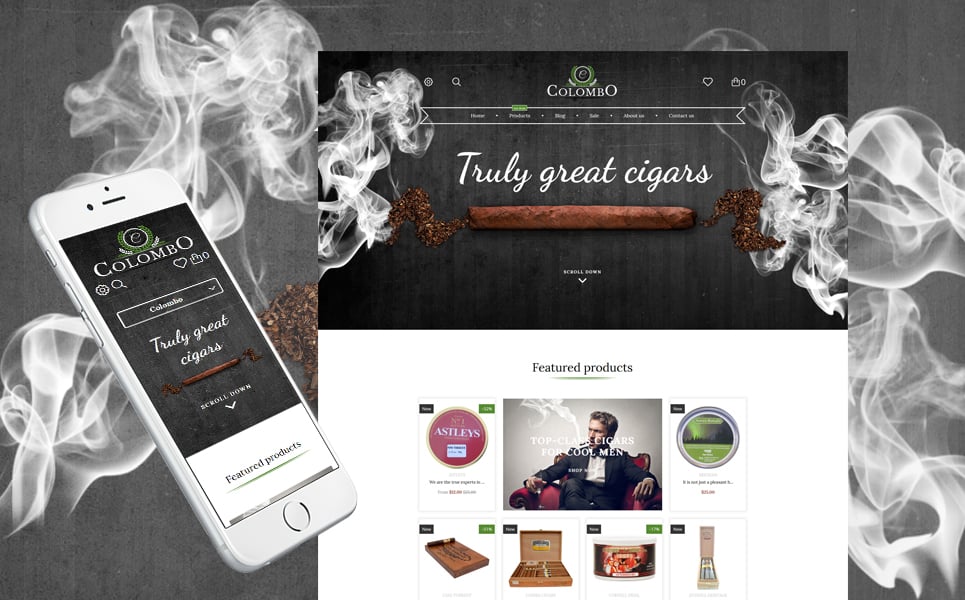 Colombo - Tobacco Shopify Theme New Screenshots BIG