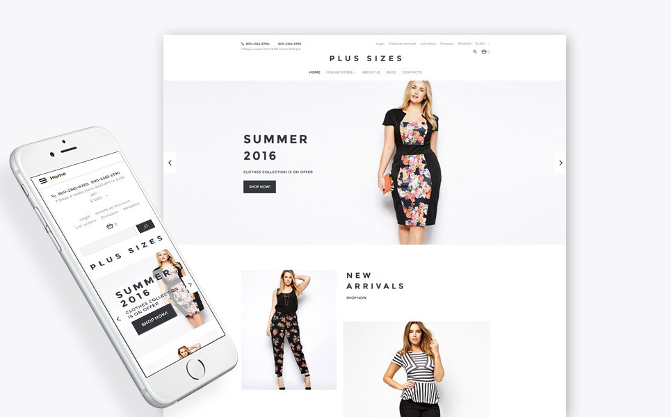 Fashion Store Responsive VirtueMart Template New Screenshots BIG