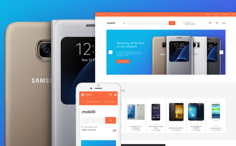 Mobile Store Responsive OpenCart Theme Big Screenshot Mobile Store Responsive OpenCart Template New Screenshots BIG