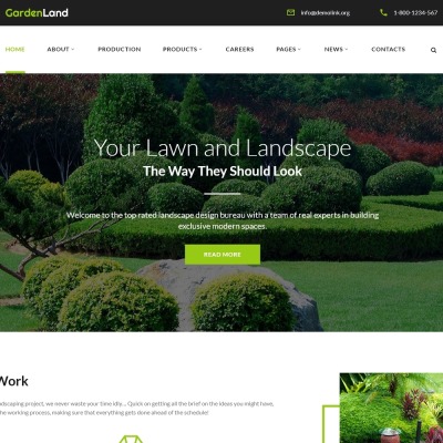 Garden Design Responsive Weboldal Sablon