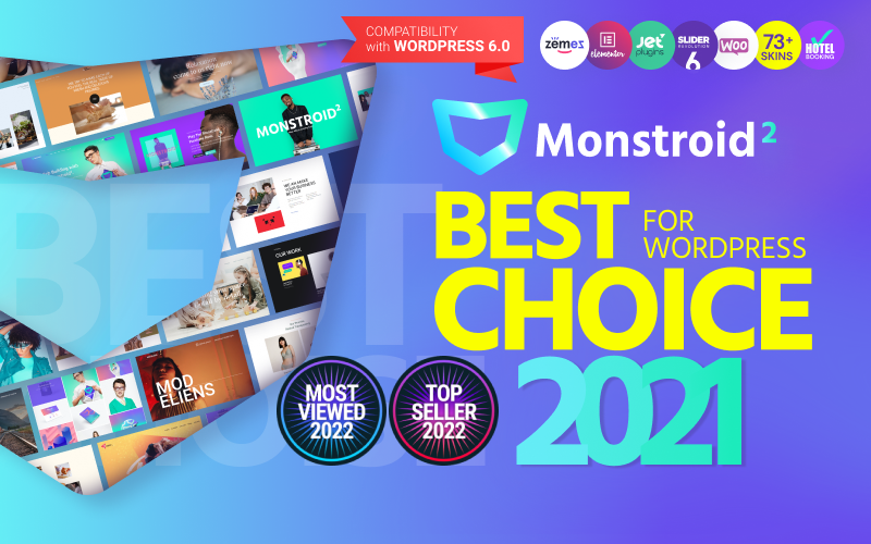 Monstroid2 - Multipurpose Modular WordPress Elementor Theme WordPress Theme