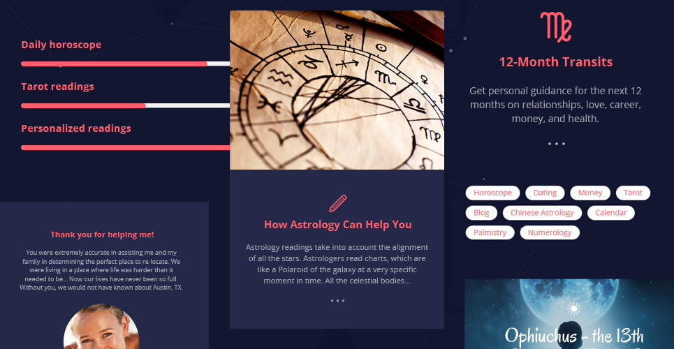 astrology website design company