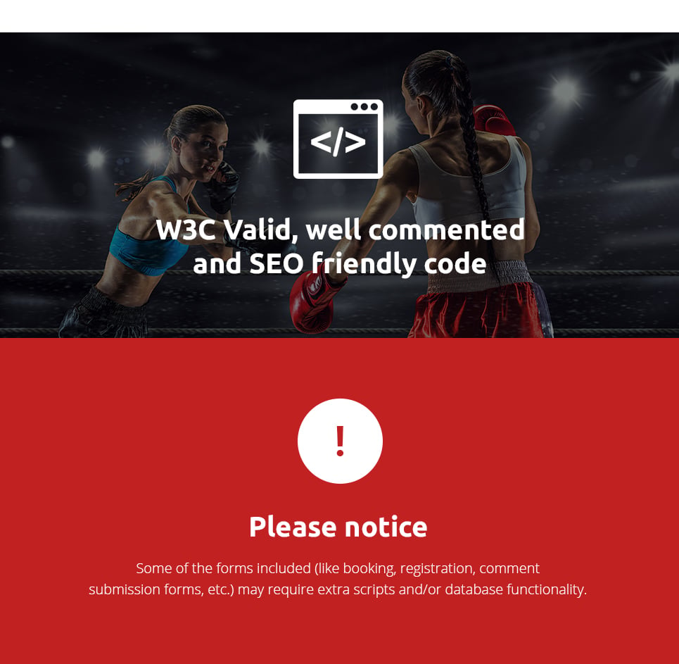 Martial Arts Website Template