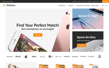 Mobillaso - Mobile Store Responsive Magento Theme