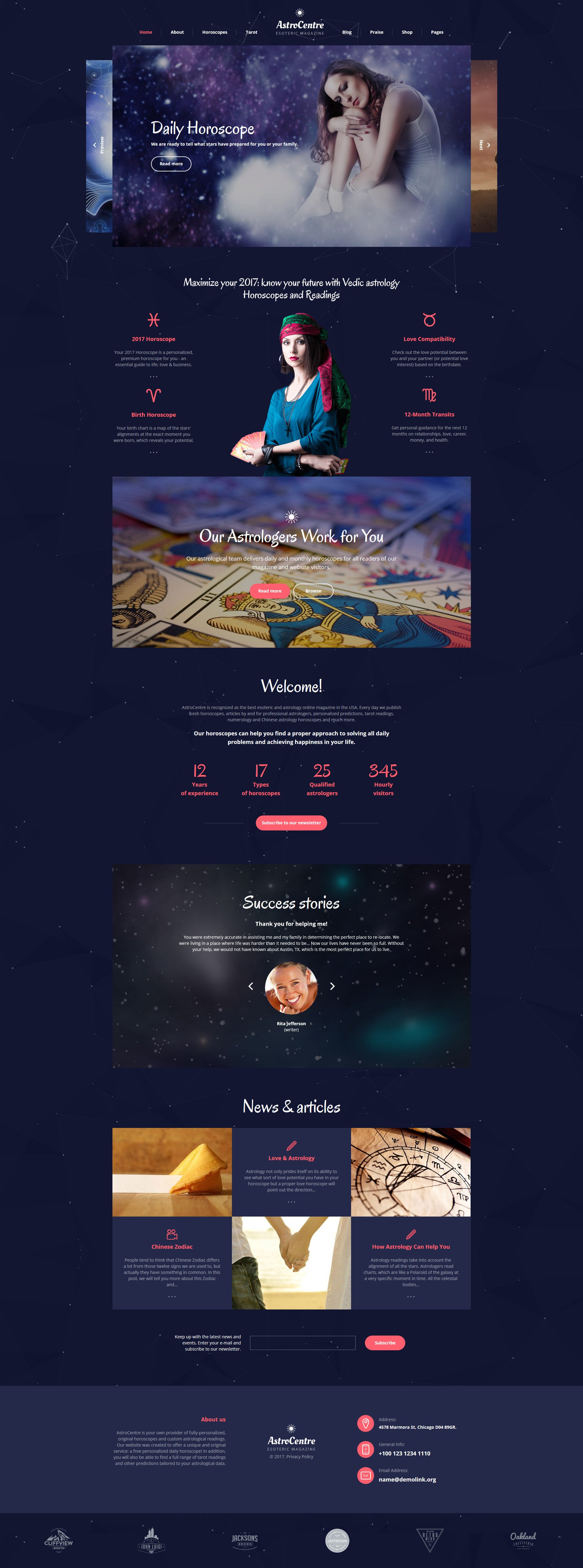 AstroCentre - Astrology Multipage №62237