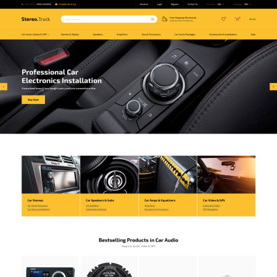 Auto Towing Responsive OpenCart Template