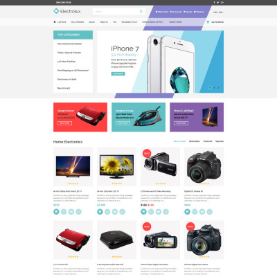 Electronics Products Websites Templates