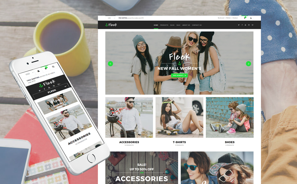 Fleek - Fashion Responsive Shopify Theme New Screenshots BIG