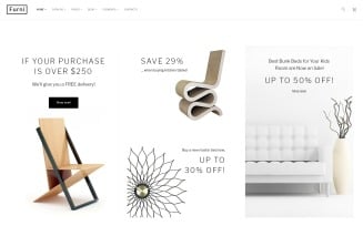 Furni - Furniture Store Multipage Website Template