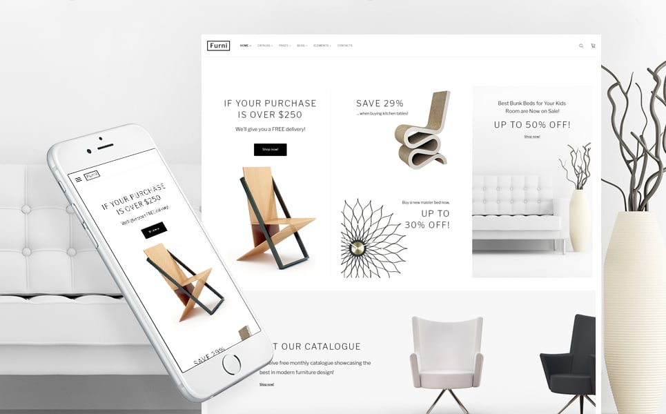 Furni - Furniture Store Multipage Website Template New Screenshots BIG