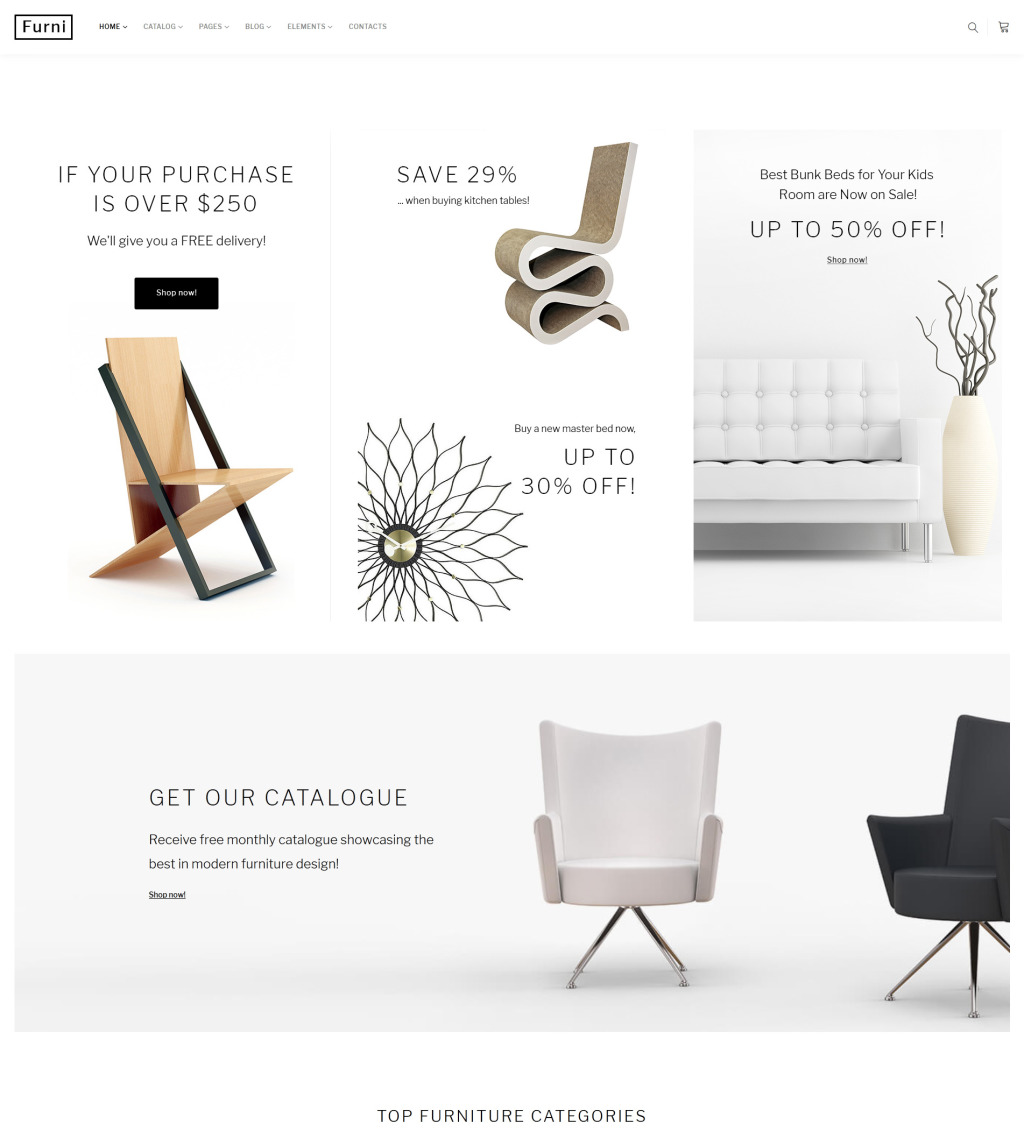 Furniture Site Template