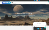 Jedi Responsive Joomla Theme Kleiner Screenshot Joomla Vorlage namens "Jedi"