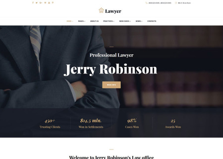 Lawyer & Attorney Multipage
