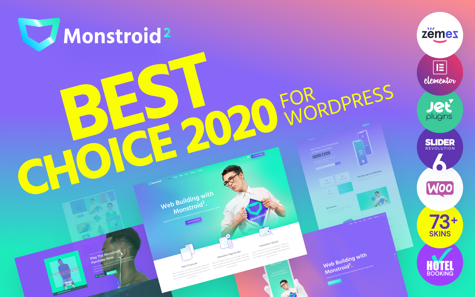 Monstroid2 - Multipurpose Modular Elementor WordPress Theme