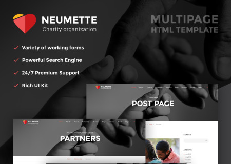 Charity Organization HTML5