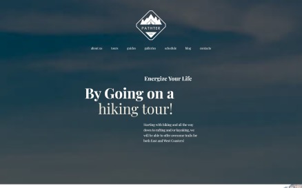 Hiking & Camping Tours WordPress Theme