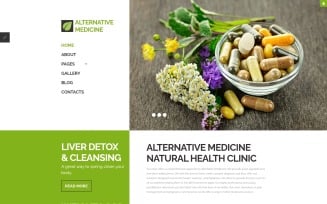 Alternative Medicine Clinic Responsive Joomla Template